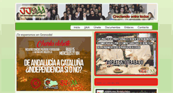 Desktop Screenshot of juventudesandalucistas.com